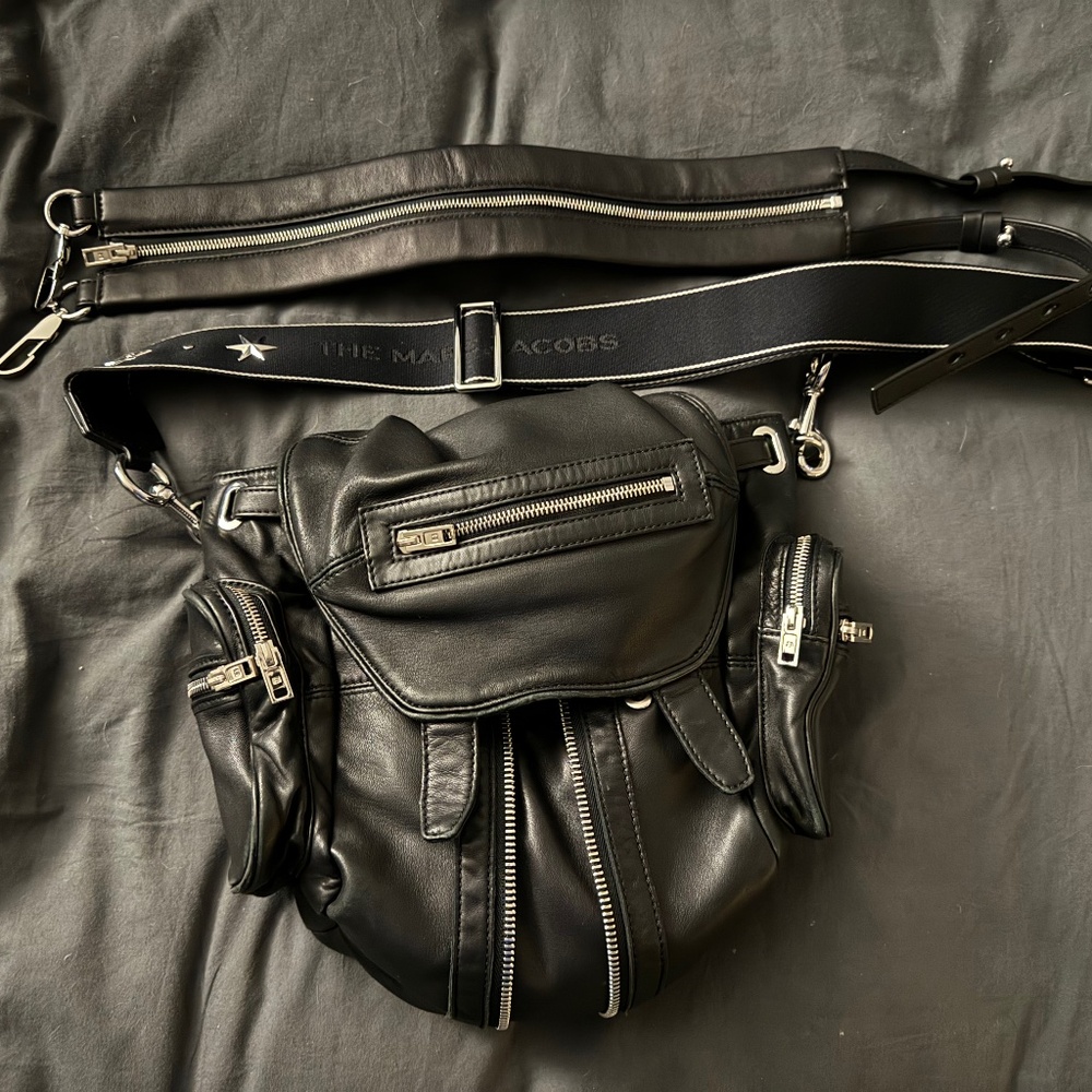 Alexander Wang calf skin leather Marti Mini bag with Marc Jacob’s strap